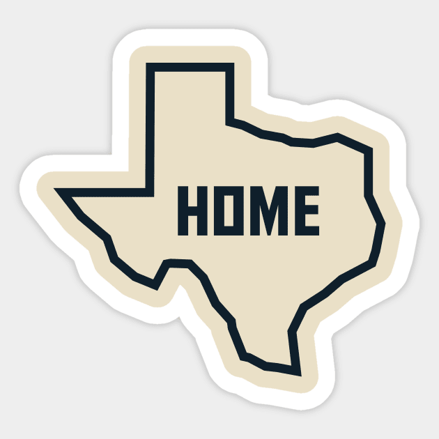 Texas is Home Sticker by stayfrostybro